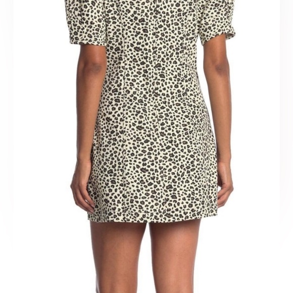 Moon River Denim Leopard Print Dress NWT - Picture 5 of 5